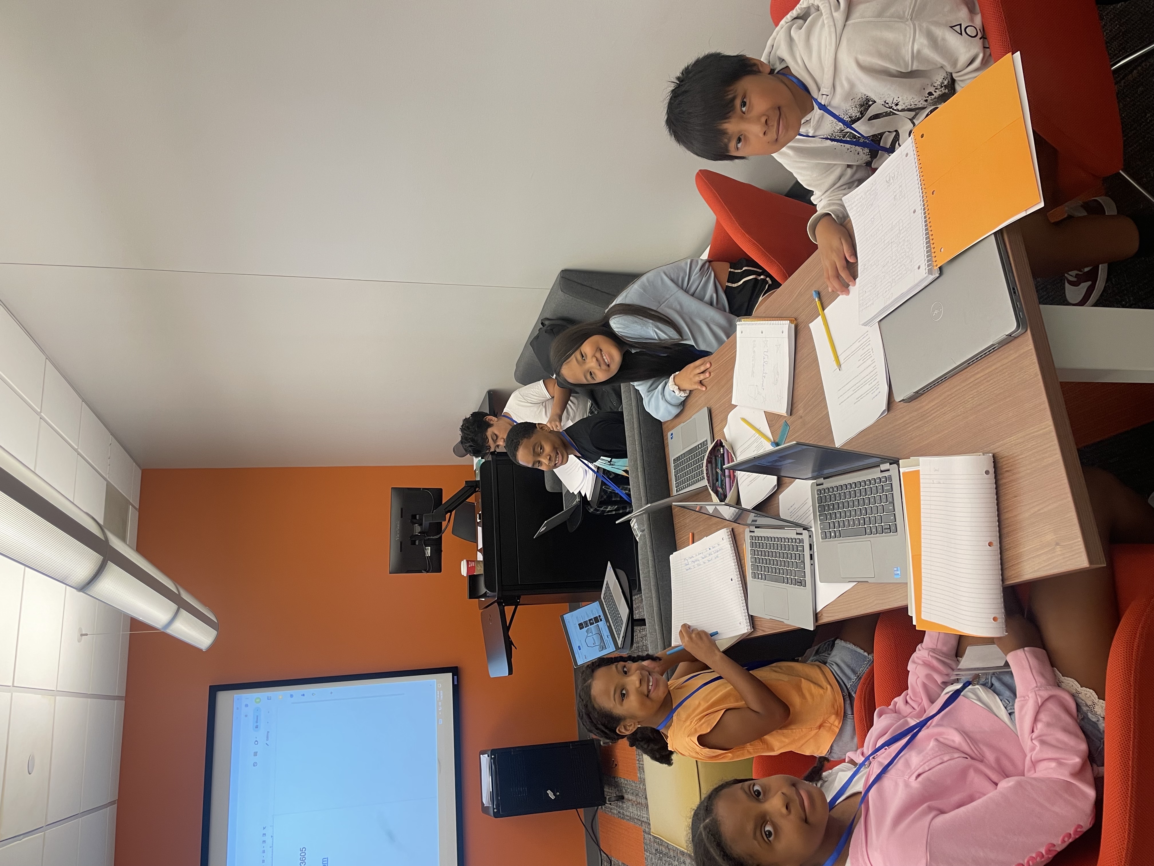 Prep Scholars Academy student working on an identity chart during the 'Who Am I?' activity